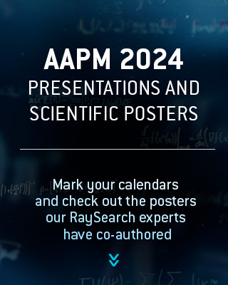 AAPM 2024 landing page RaySearch Laboratories